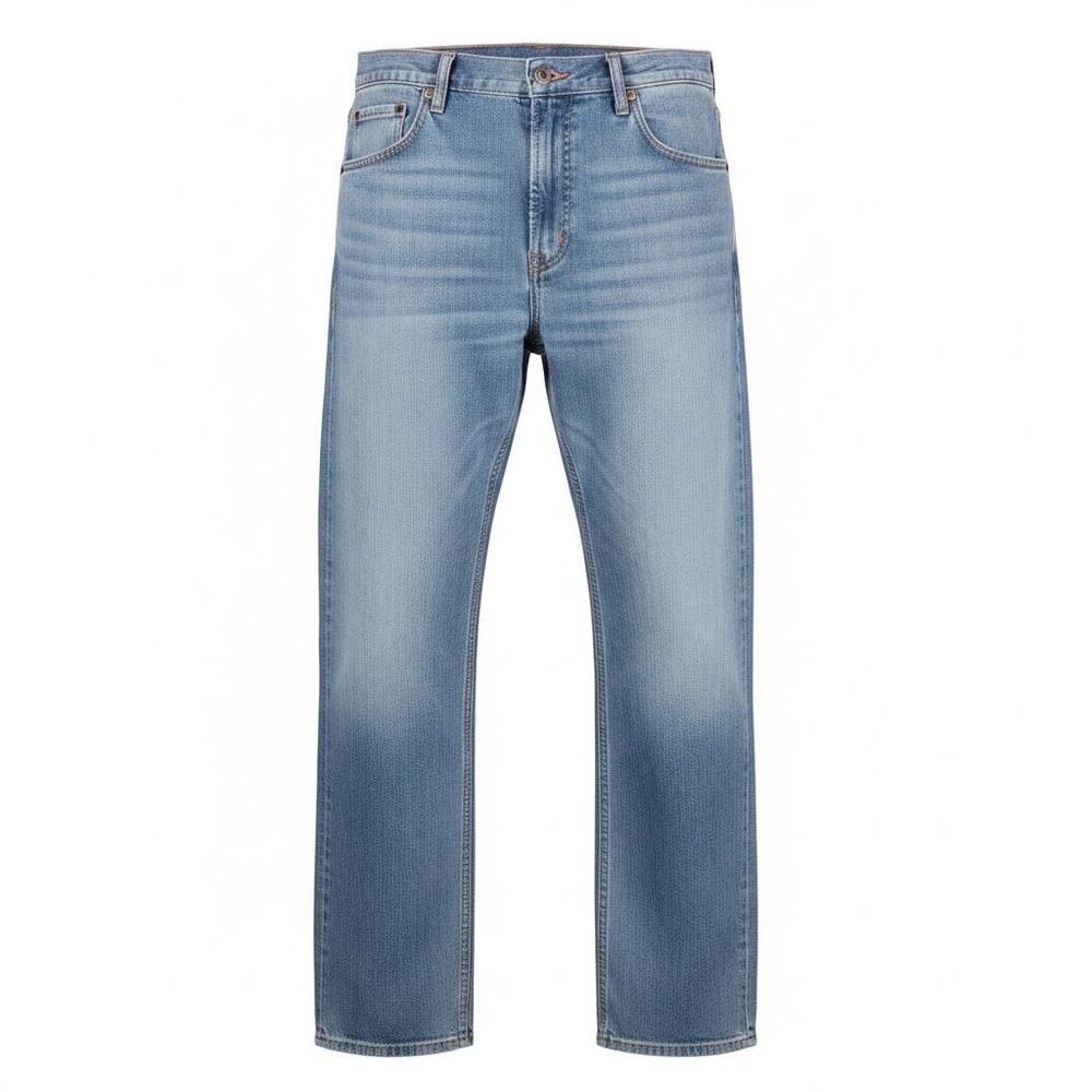 Levis 569 Jeans Mens 36x31 Light Wash Blue Denim Relaxed Fit Loose Straight Leg